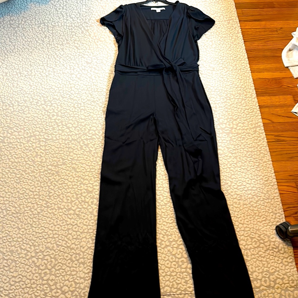 DVF Flutter sleeve 100% silk jumpsuit Never been worn! get it!❤️